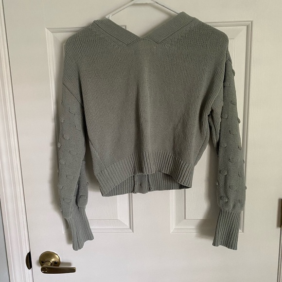 Cropped Button-up Cardigan - Picture 2 of 2